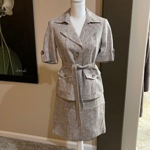 Ann Taylor linen and cotton suit.
